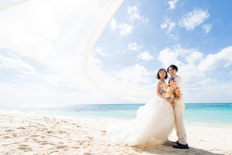 ダイナミックなロングベール