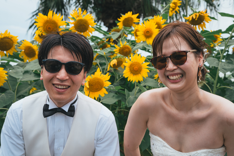 ひまわりの撮影も♪