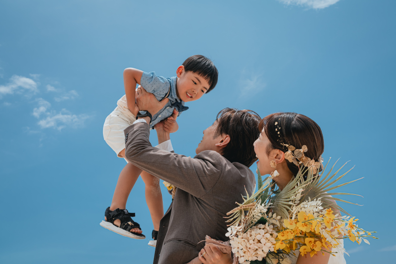 青空とお子さんが素敵★