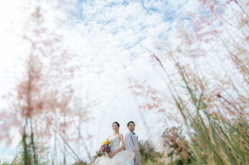 お花と一緒に♡