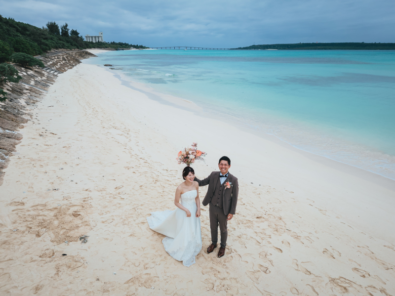 砂浜お散歩ショット！