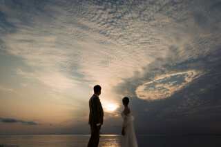 青空と夕日の良いとこどり！