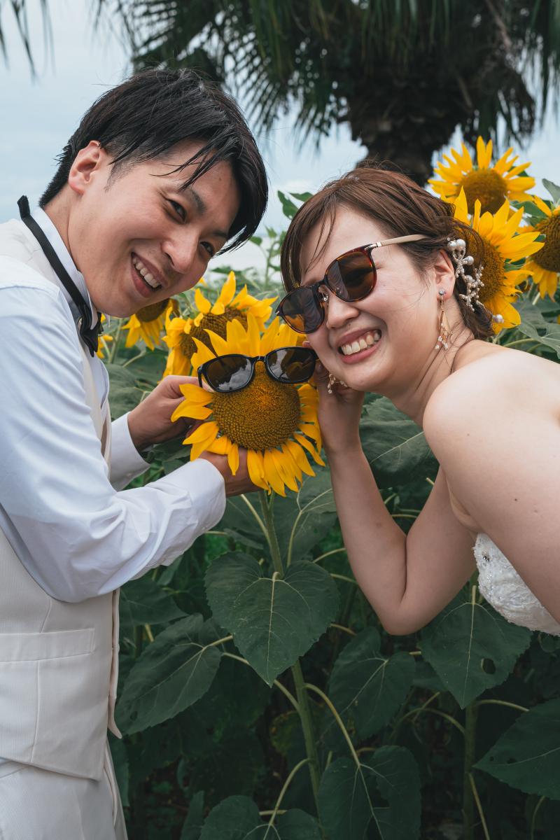 ひまわりショット♡