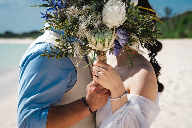 ブーケを使って