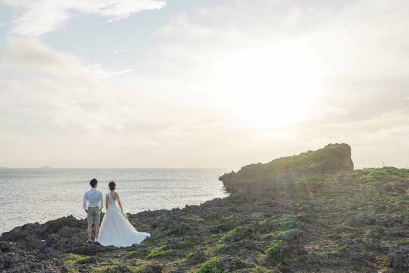 日の入りを見届けながら！