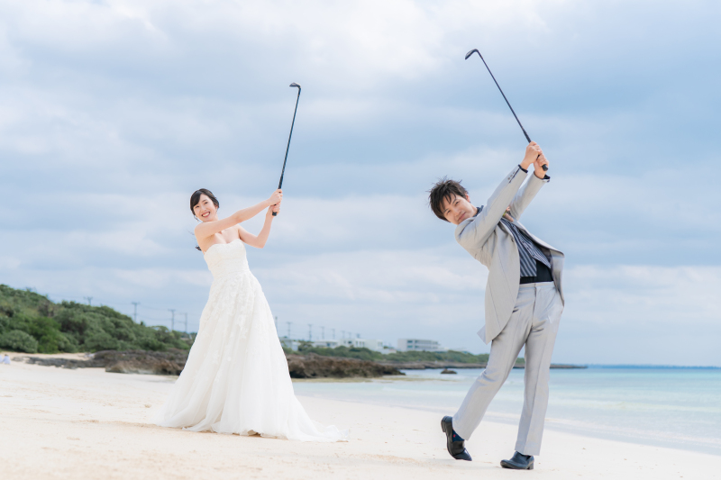 趣味のゴルフショット♪