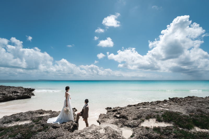 岩場からスタート!