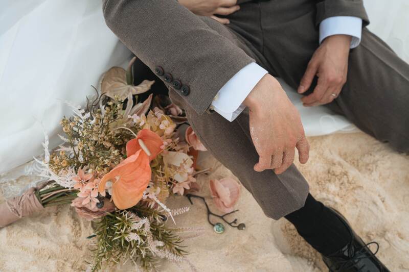 座りショット！