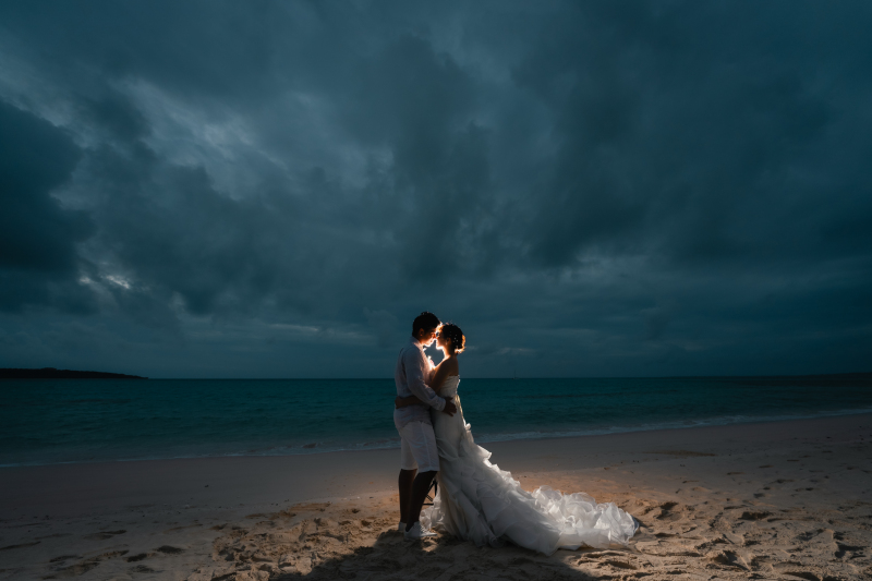 ナイトタイムの撮影シーン