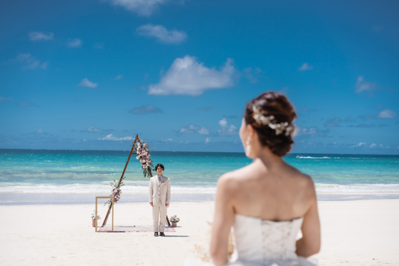 ご新郎様のもとへ、一歩づつ・・