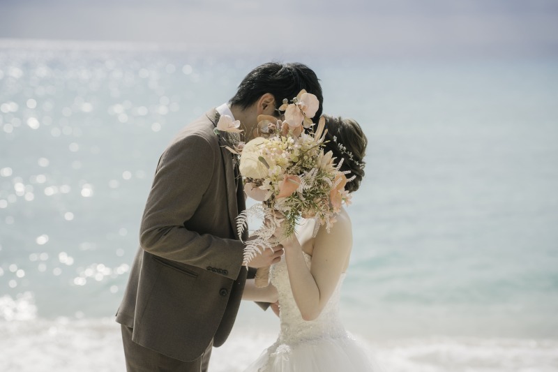 ブーケで顔を❁