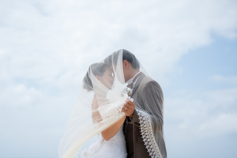 ベール被りショット！