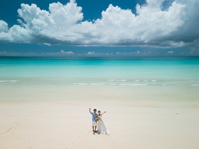 まずはグラデが美しいドローンフォトからご紹介！