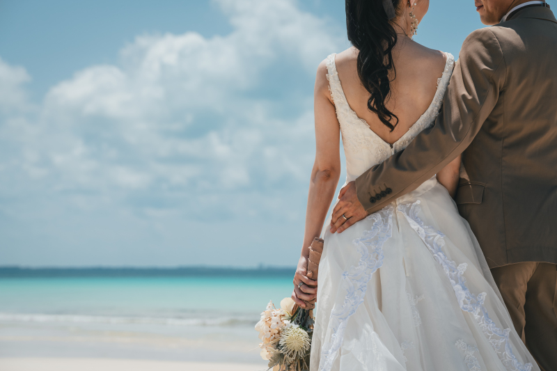 新婦様を支える新郎様♡