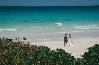 晴天に恵まれて