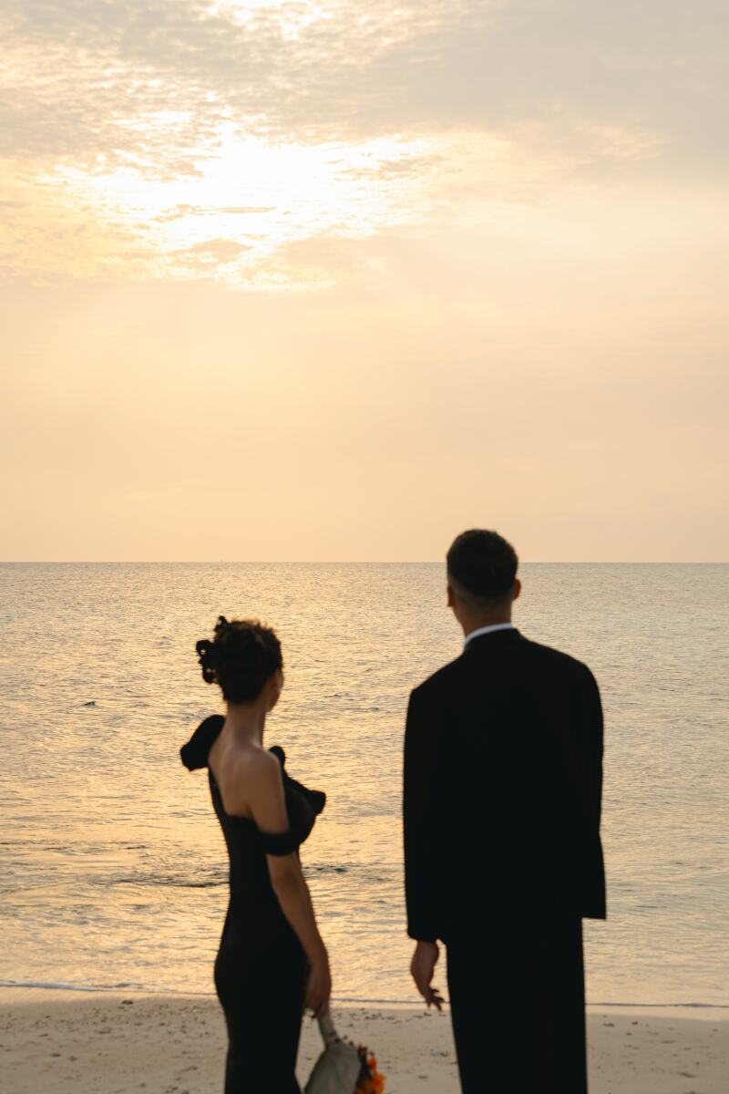 夕日を眺めて・・・♪