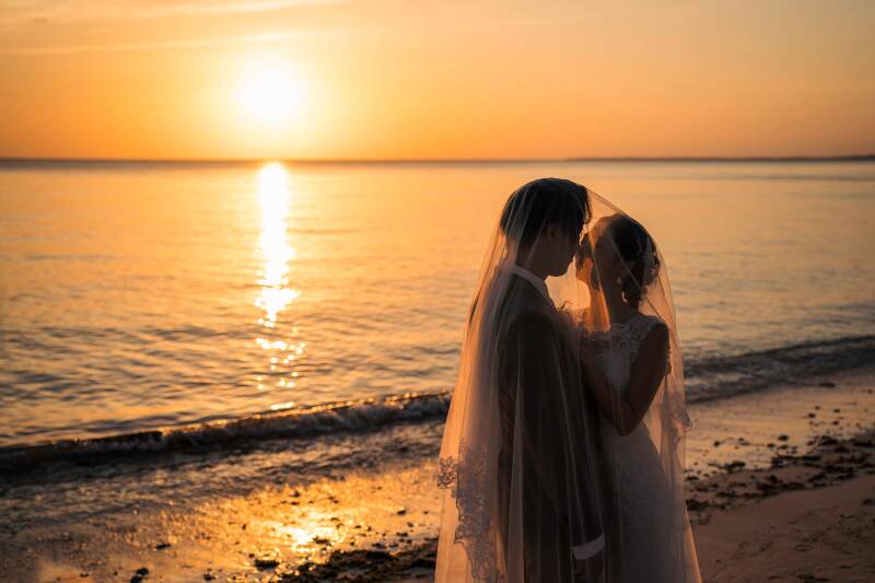 ベールを使って・・・&hearts;