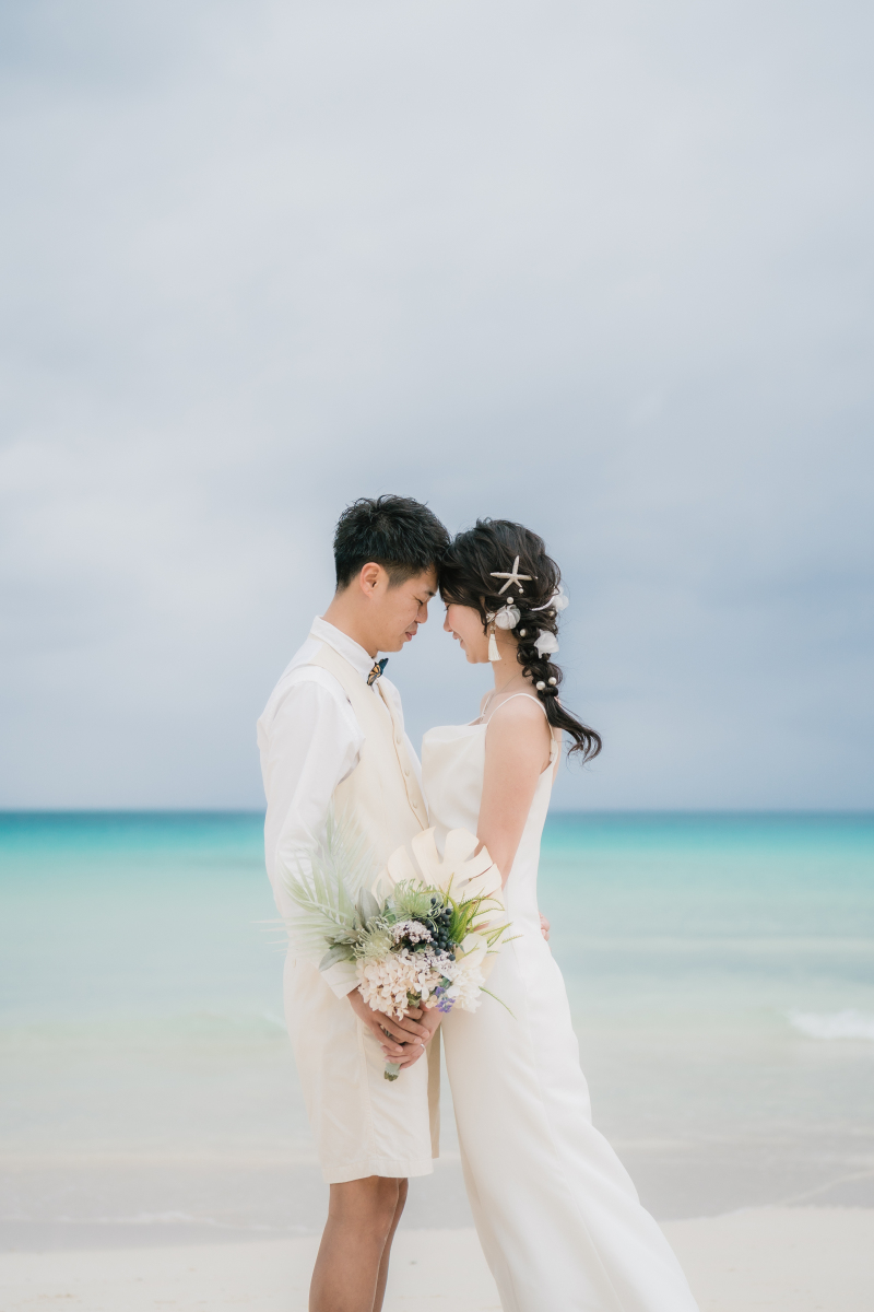 おでこをくっつけて♡