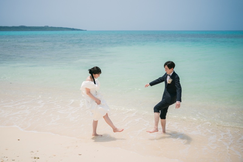 水遊びシーン♡