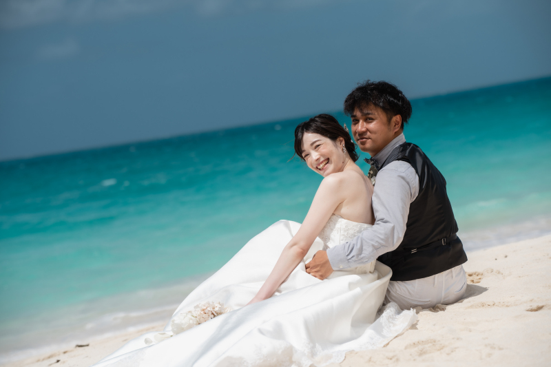 ラストは海を見ながら・・会話が盛り上がる♪