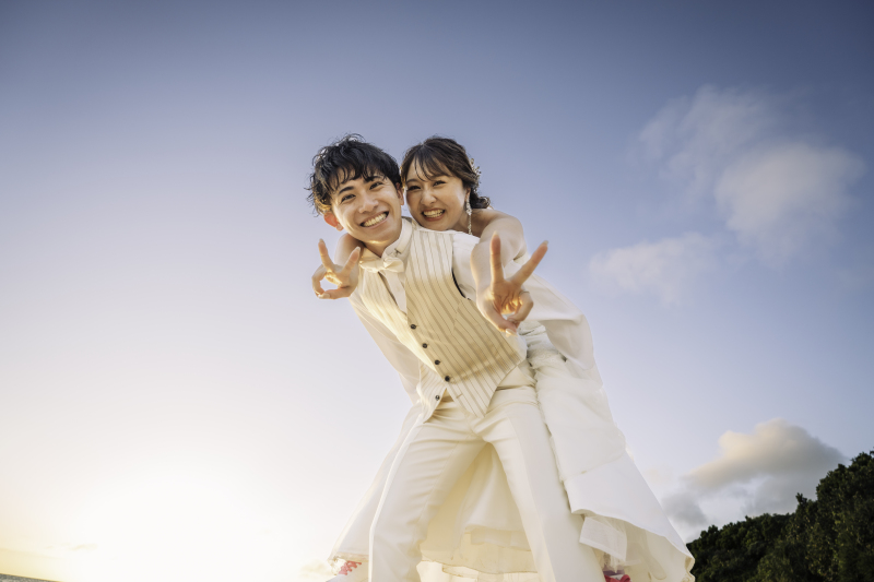 おんぶショット♪