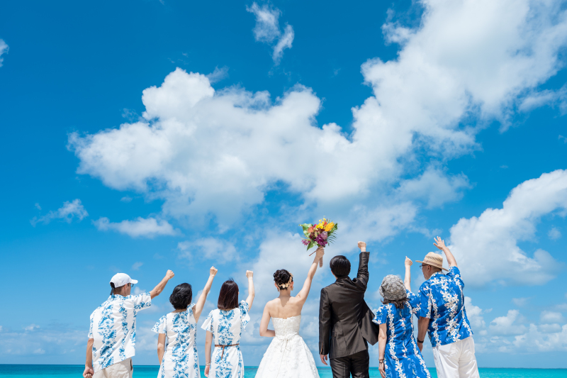 両家勢揃い！サプライズフォト☆