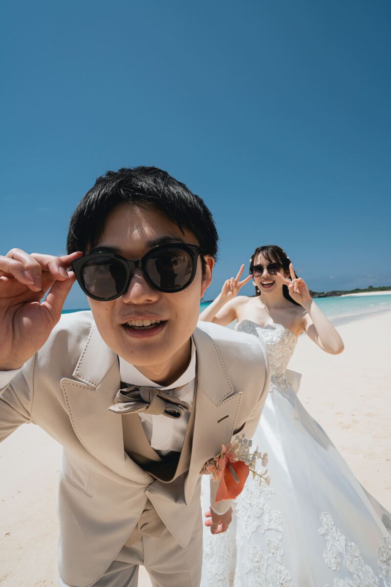 サングラスでおちゃらけ♪