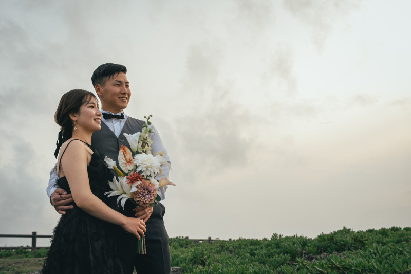 肩を寄せ合い同じ方向を見て♡