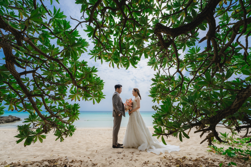 グリーンに囲まれて