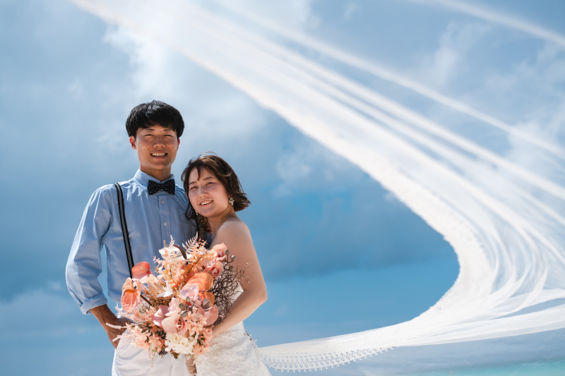 まずはベールから！