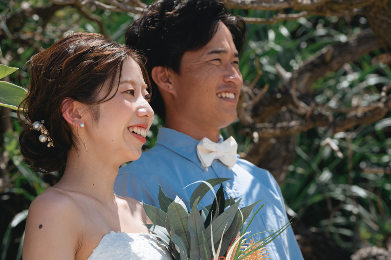 ラストはお二人並んだ笑顔のアップショットをご紹介