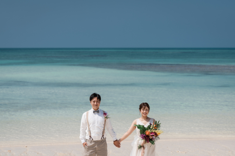 綺麗な青のコントラスト!