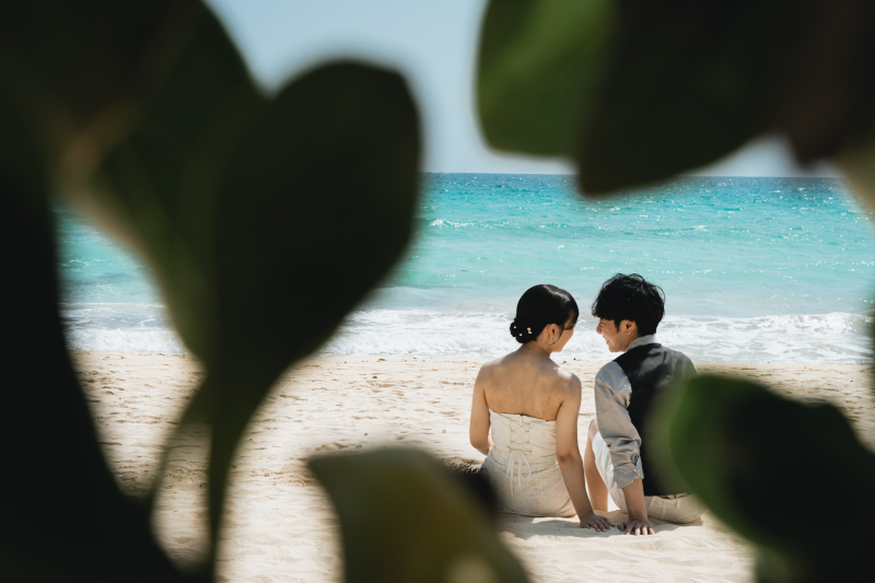 木の葉の間から!