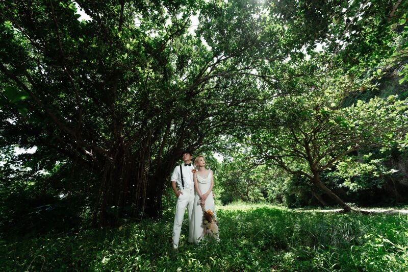 深緑に包まれて