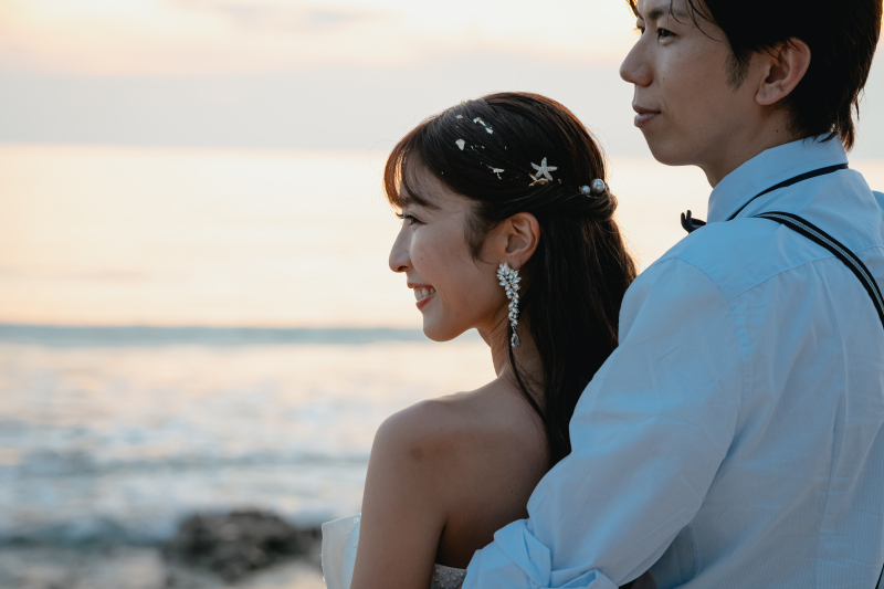 お2人の横顔ショット！