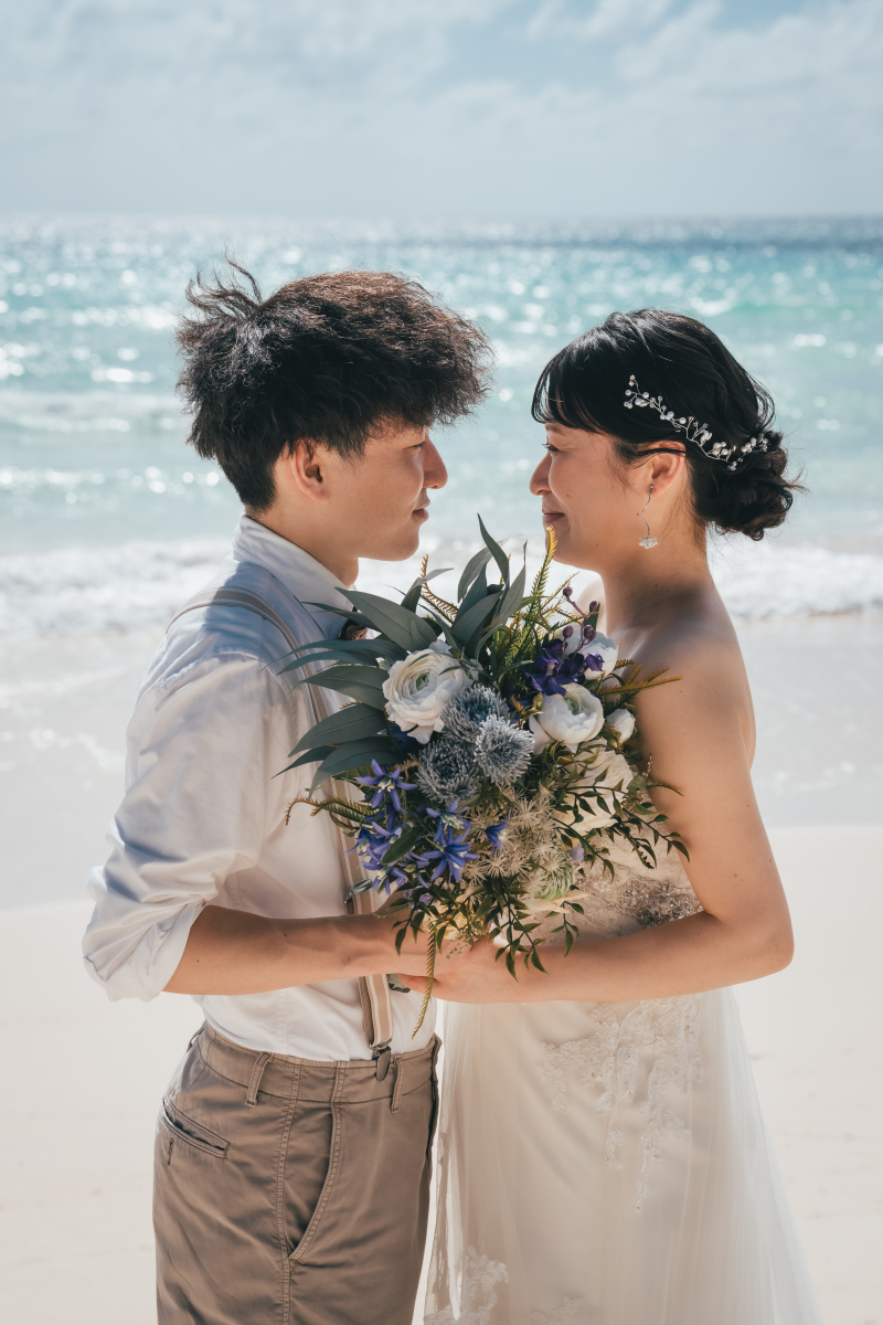 見つめ合うお二人♡