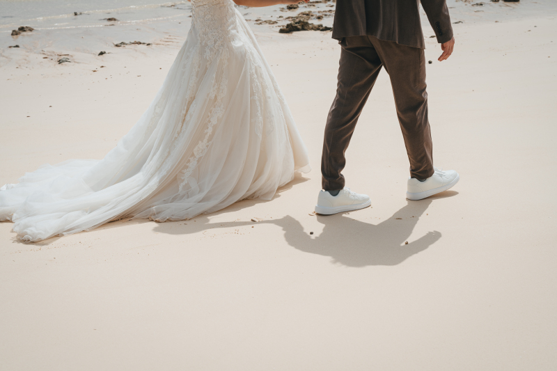 ホワイトサンドのビーチ