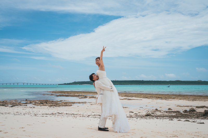 まずはビーチで撮影♪