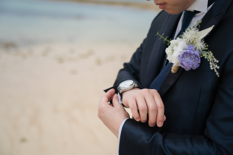 新郎様愛用の時計と♡