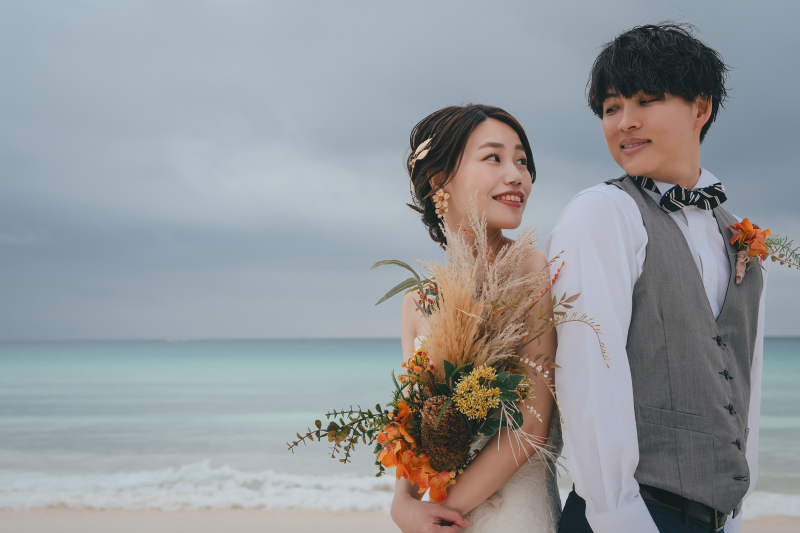 目を合わせるお二人♡