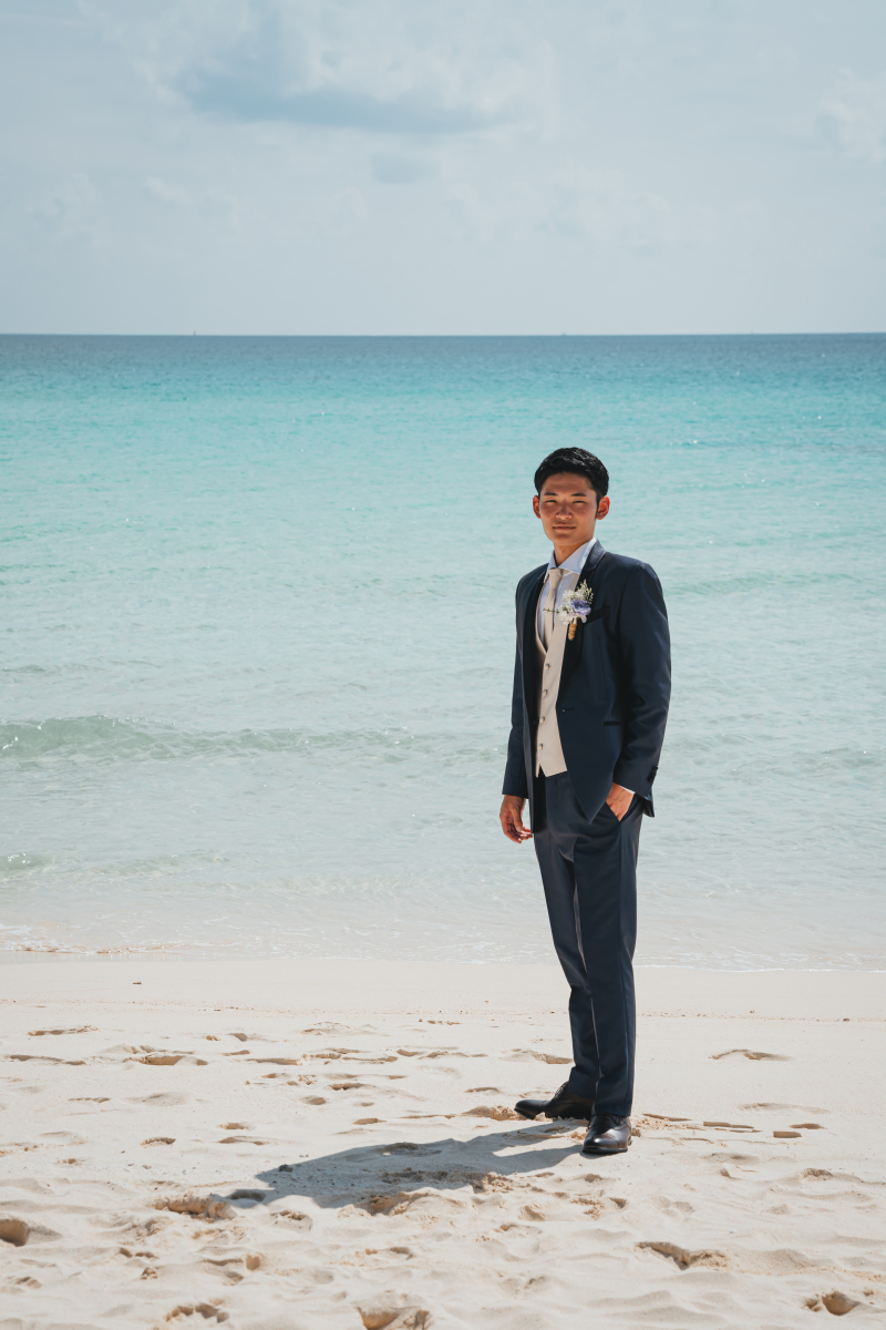 ご新郎様ソロショット