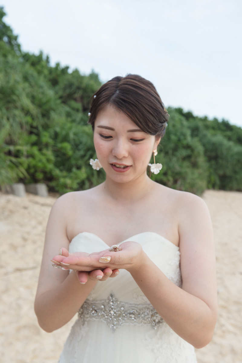 ヤドカリと一緒に