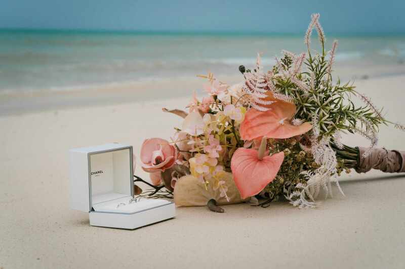 海辺での物撮り！