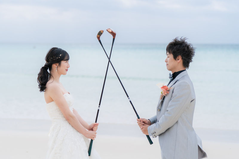 趣味でお二人らしいお写真に♡