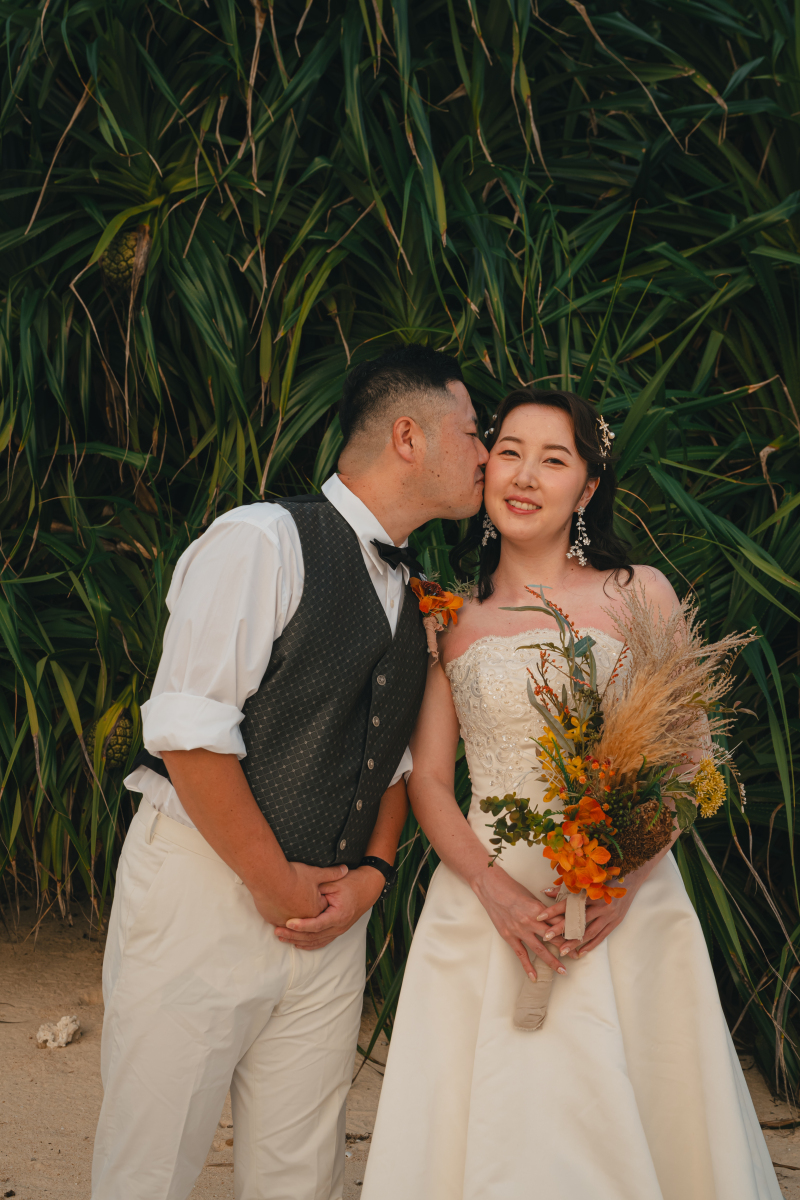 ほっぺにキス♡