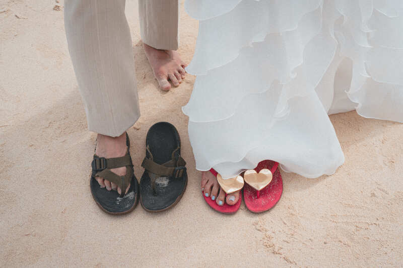 足元ショット！