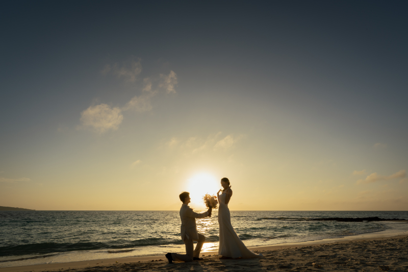 サンセットプロポーズショット♡