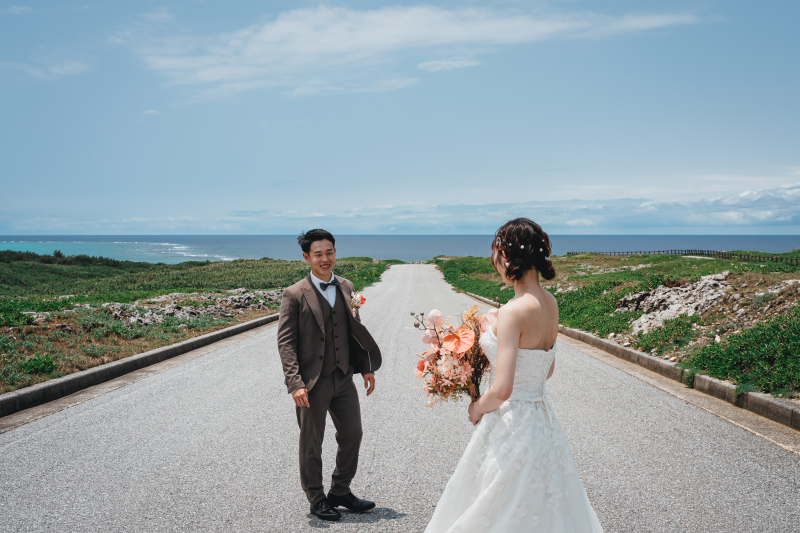 長く続く道で♡