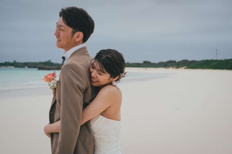 後ろから可愛らしい新婦様♡