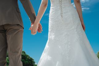 二人で手をつないで♪